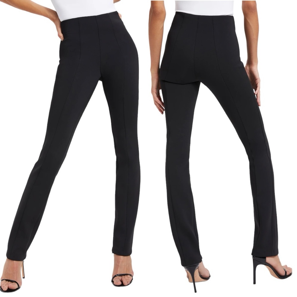 Good American Good Waist Scuba Pants Women’s Size Large (Good American 3) Black